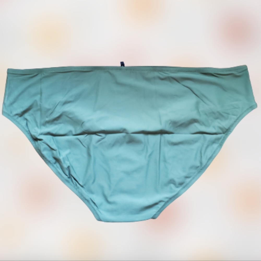 J.Crew plus full coverage bikini brief bottoms, 3X, green - Picture 3 of 8